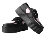 Black & Pink Heart Tukskin™ Viva Mondo Creeper