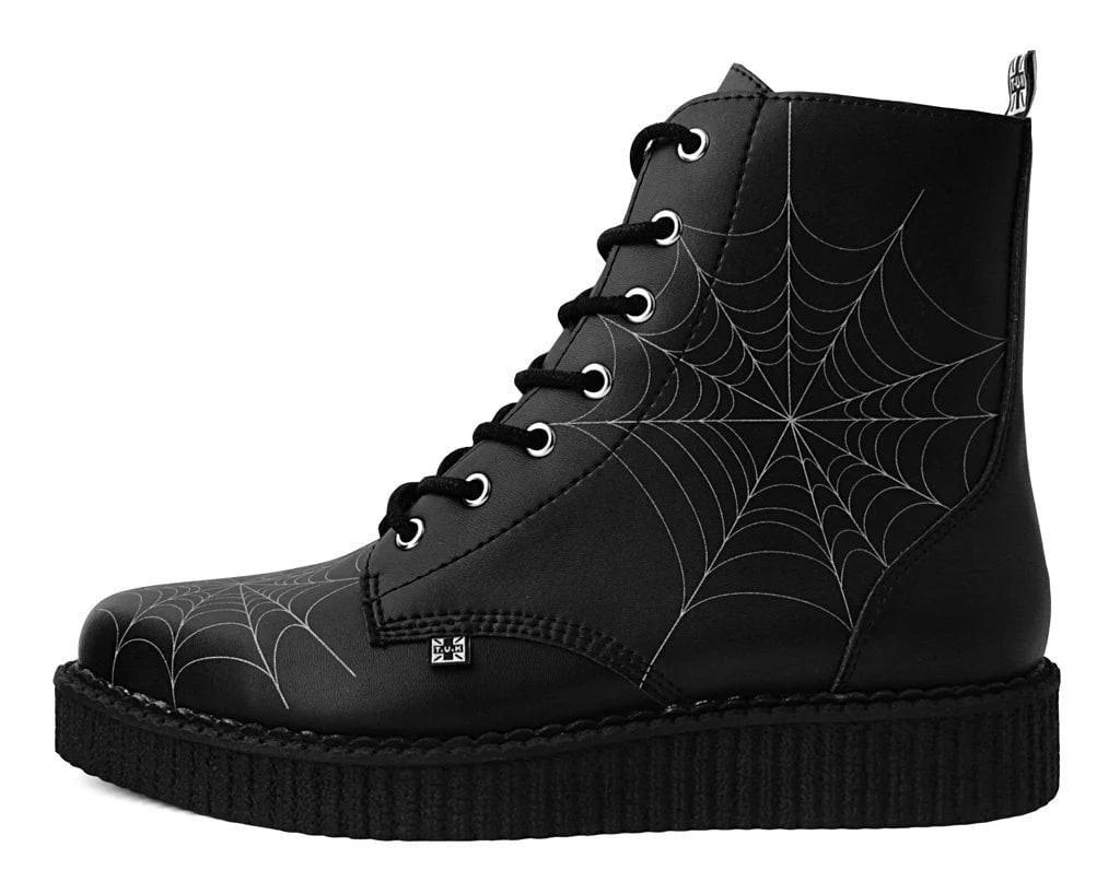 Black Tukskin™ 7-Eye Spiderweb Glow Boot