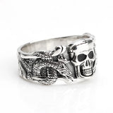 Skull Ring 925 Sterling Silver MEN