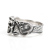 Skull Ring 925 Sterling Silver MEN