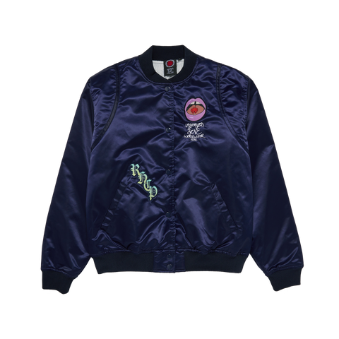 Embroidered Satin Official Tour Bomber