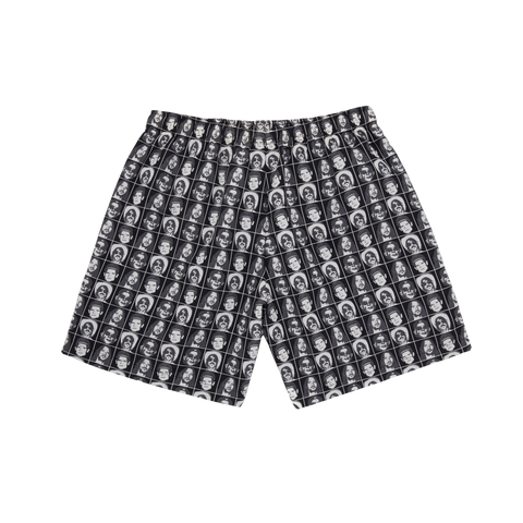 Grid Nylon Shorts