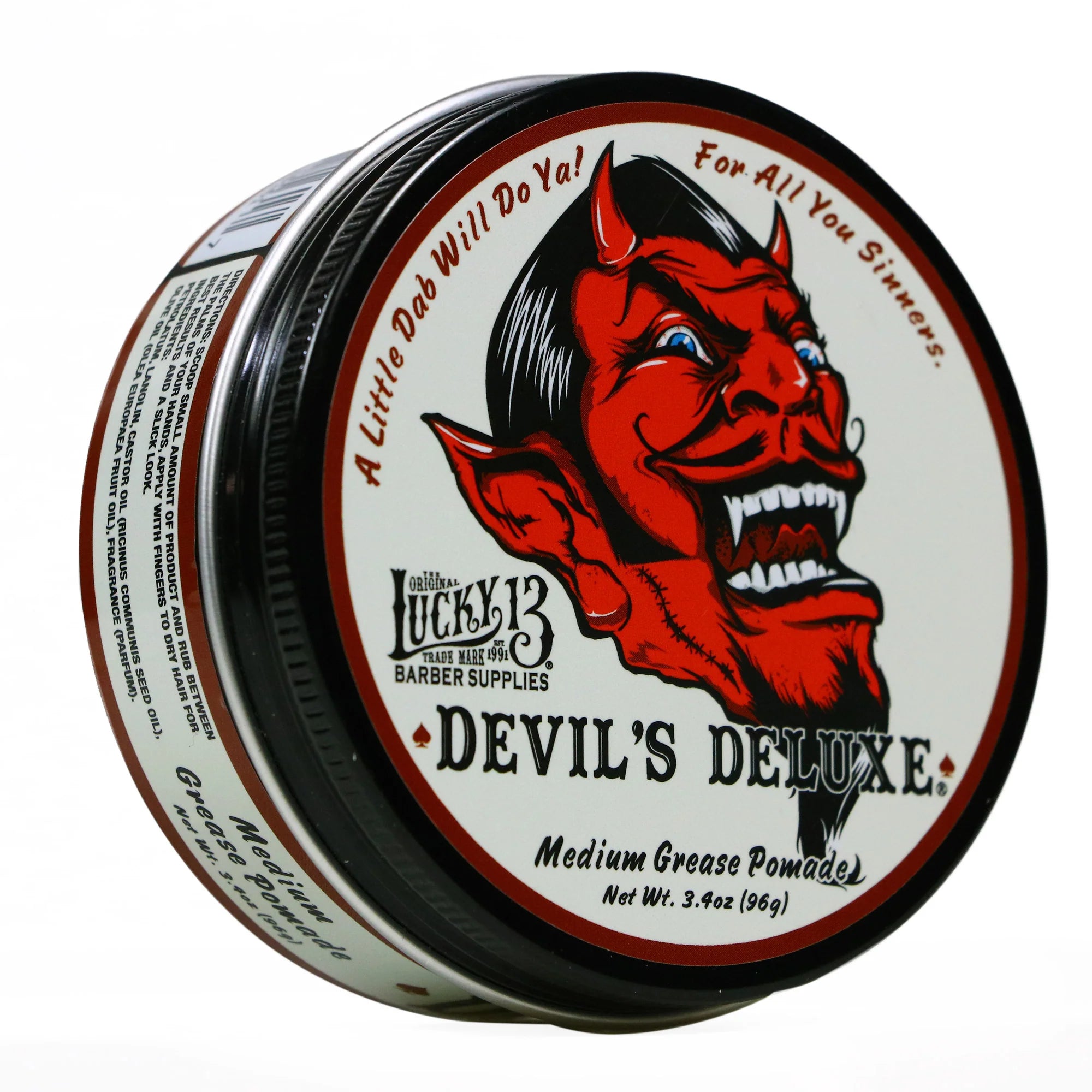 LUCKY 13 - DEVIL'S DELUXE Pomade (MEDIUM HOLD)