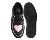 Black & Pink Heart Tukskin™ Viva Mondo Creeper